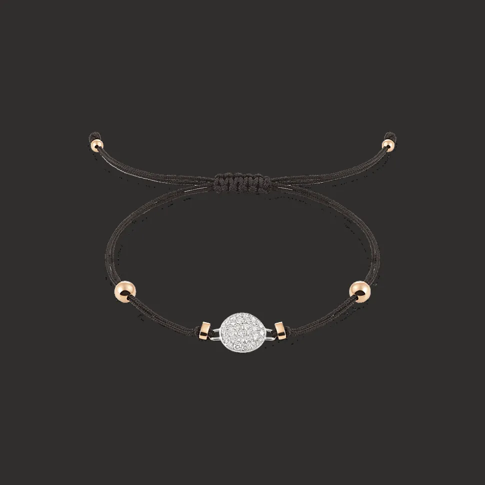 Armband 18kt Rose goud Diamant