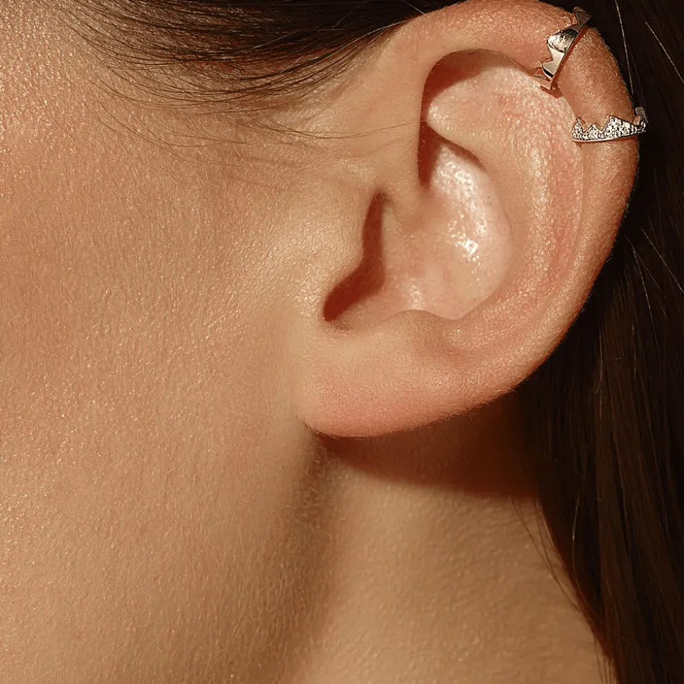 Capture Light Mini Earcuff Left Witgoud
