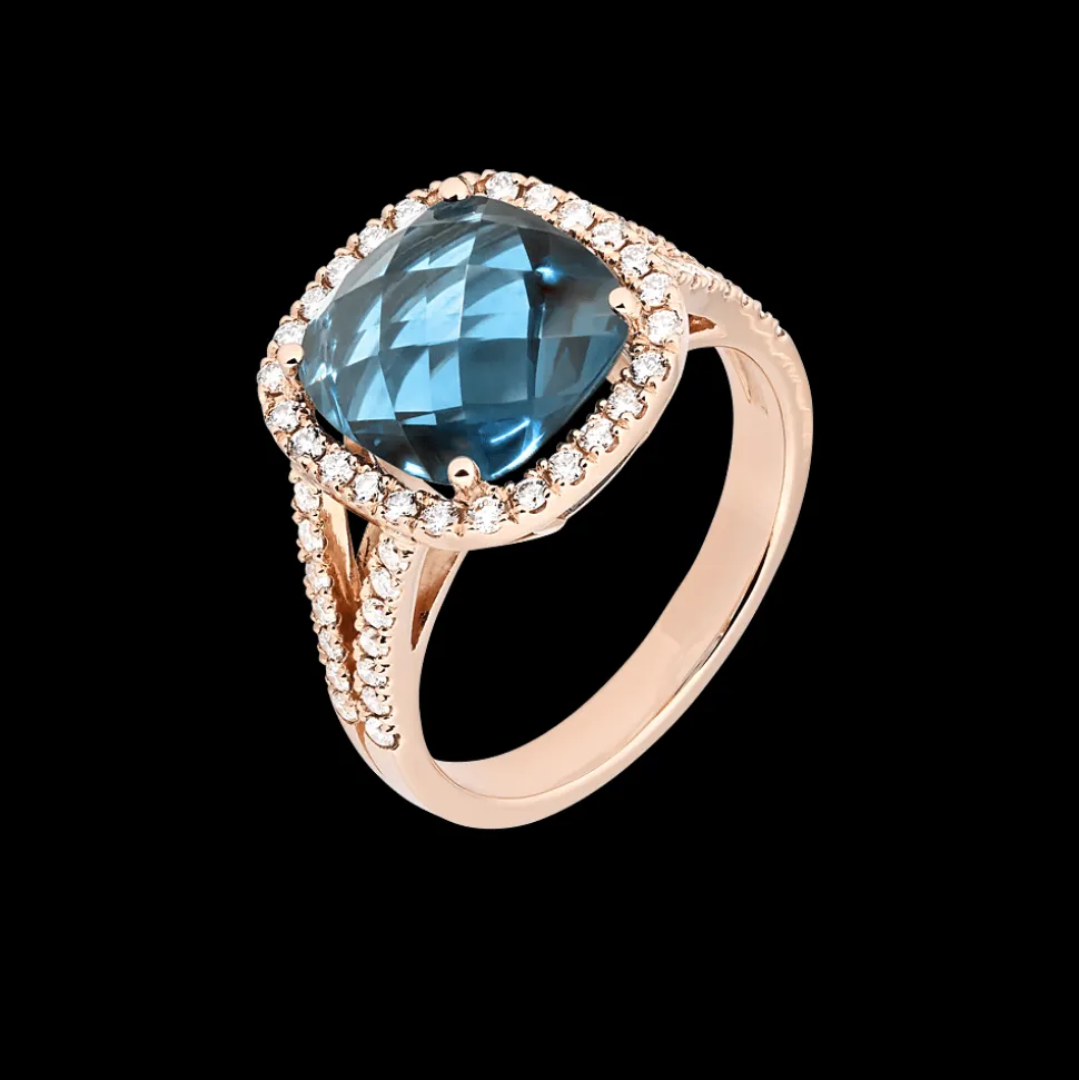 Cesare Pompanon Bague Poppy 12721 LB R