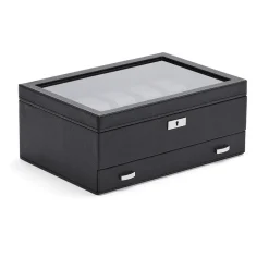 Classic 10 Piece Watch Box With Drawer