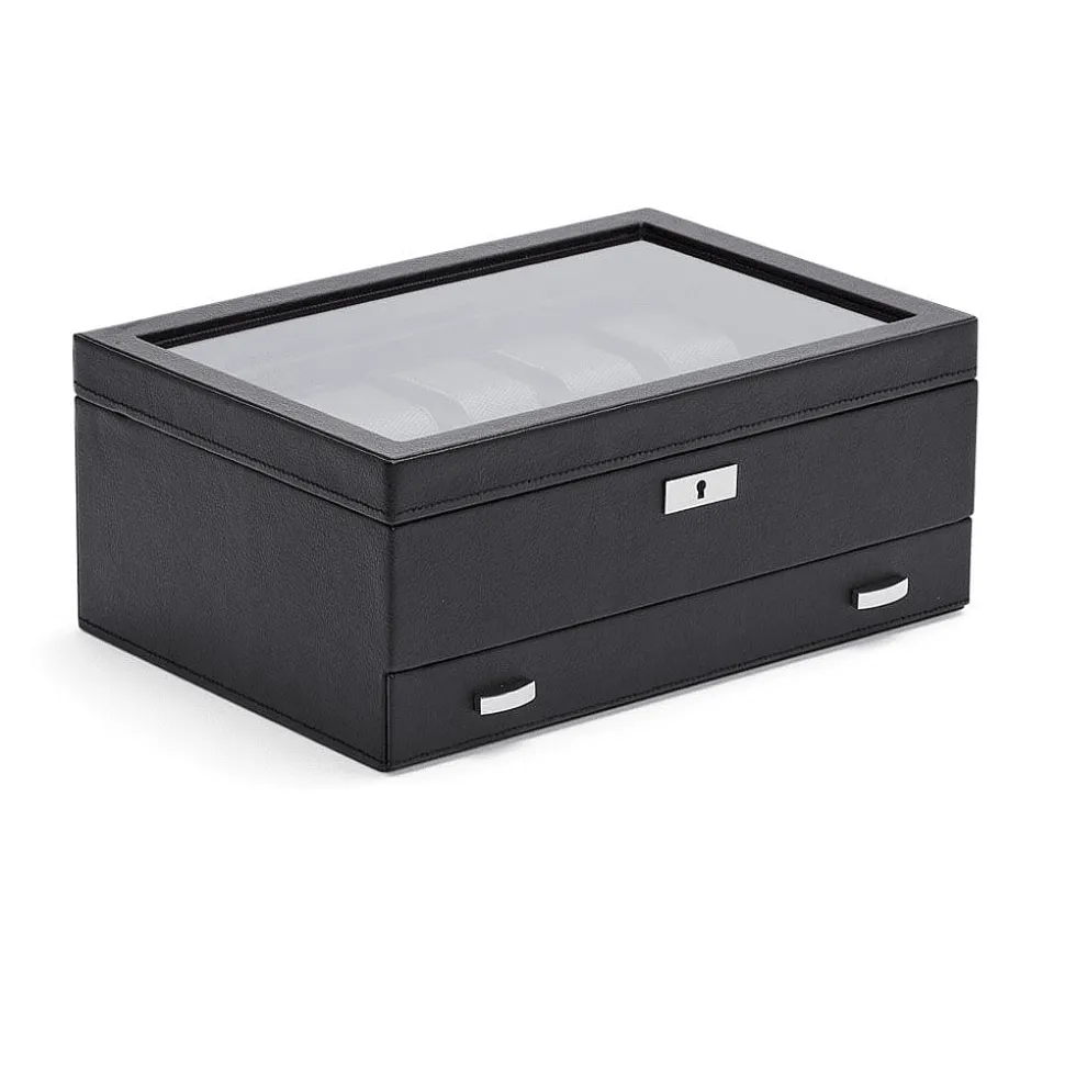 Classic 10 Piece Watch Box With Drawer