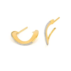 Earring yellow gold