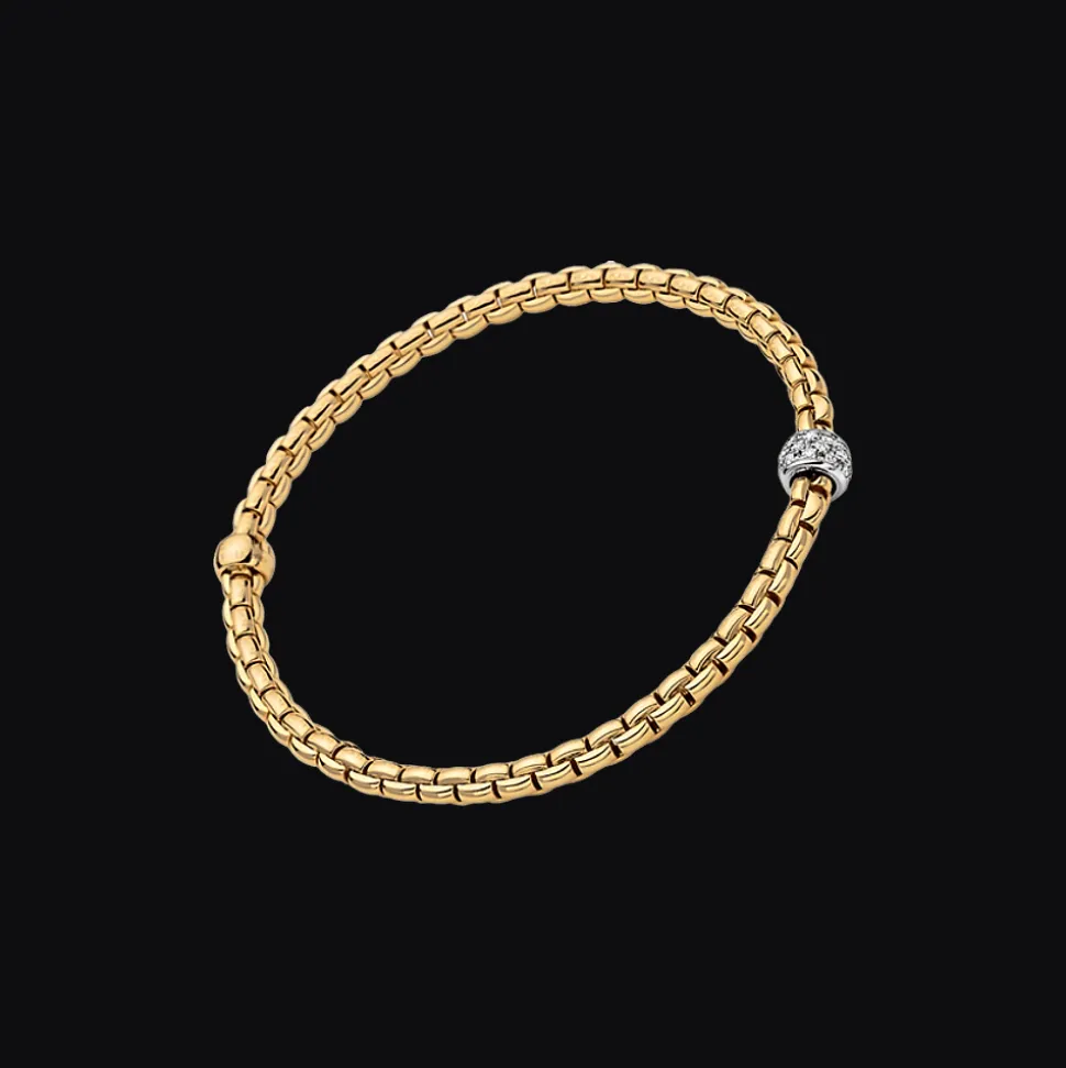 Eka Armband 18kt Geel goud Diamant