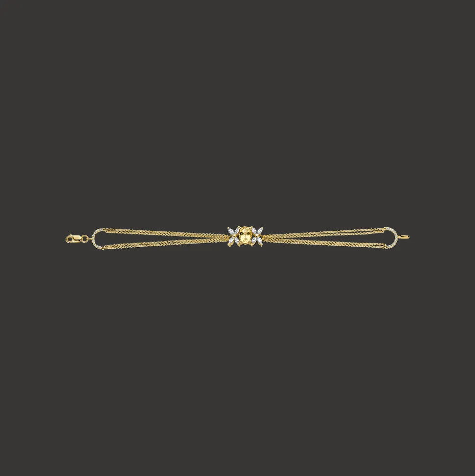 Gatsby Gala Armband 18kt Geel goud Yellow Beryl Diamant AP04 B 0023