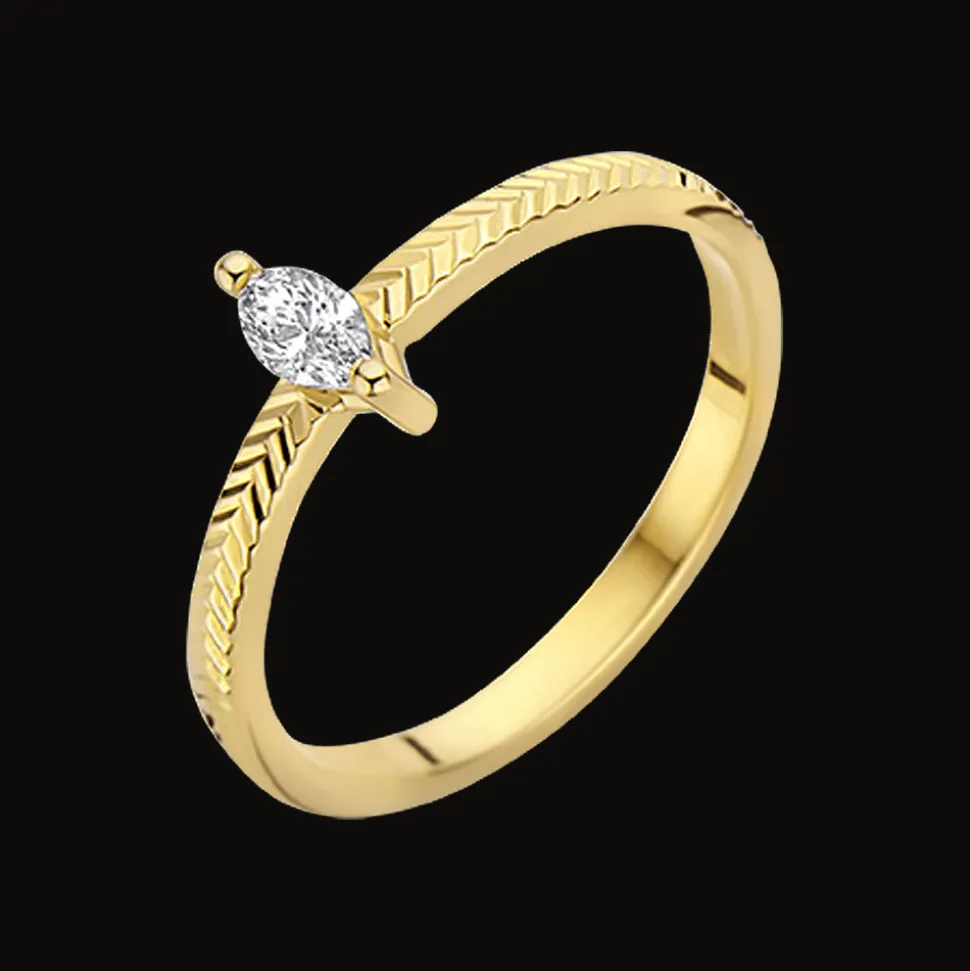 Gatsby Gala Ring 18kt Geel goud