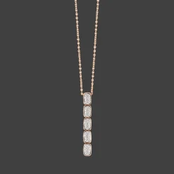 La Piazza Ketting Rose goud Diamant