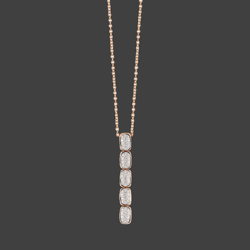 La Piazza Ketting Rose goud Diamant