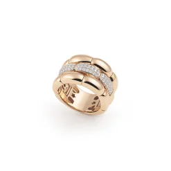 La Piazza Ring Roos Goud Diamant