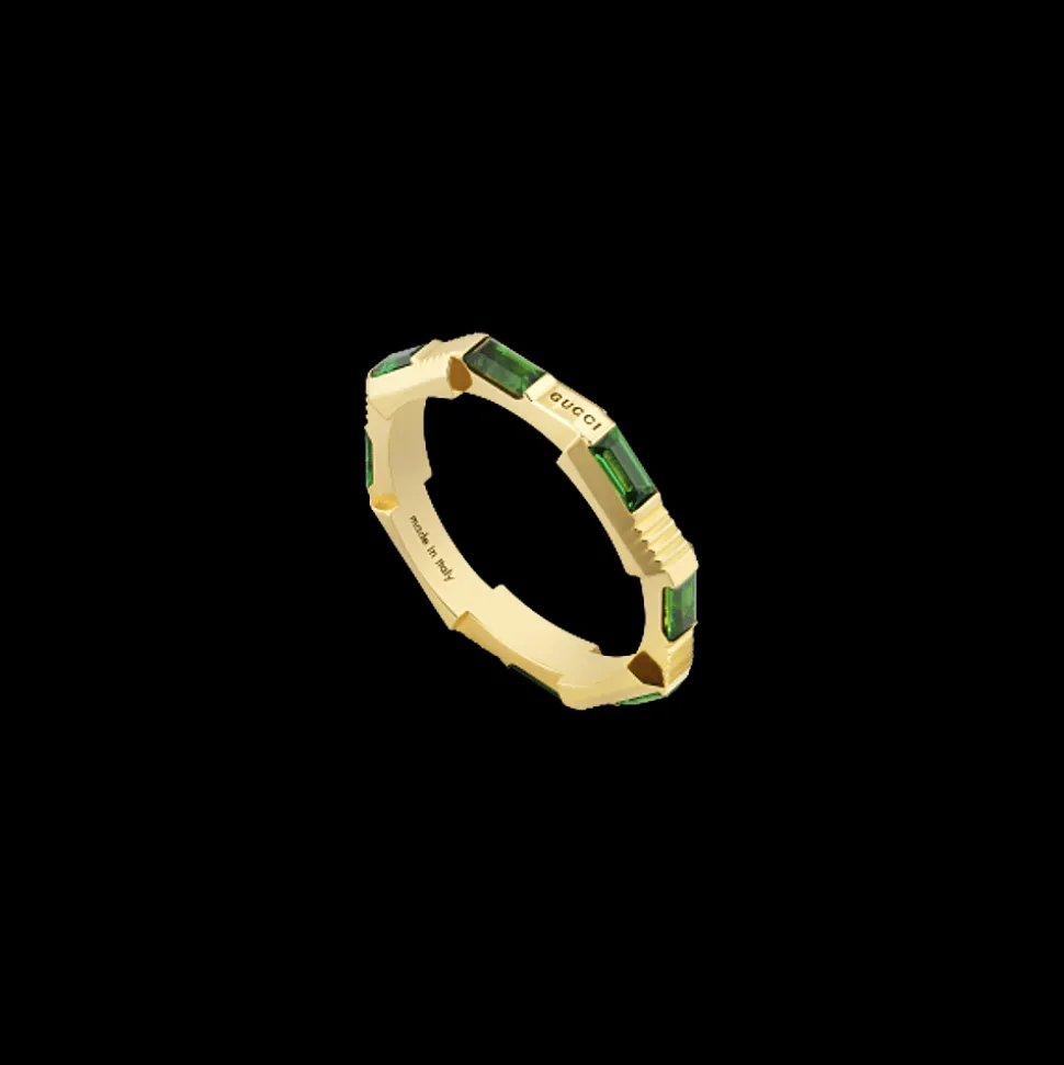 Link To Love Ring Lined Finish