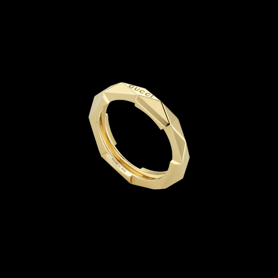 Link To Love Ring Stud 18kt Geel goud