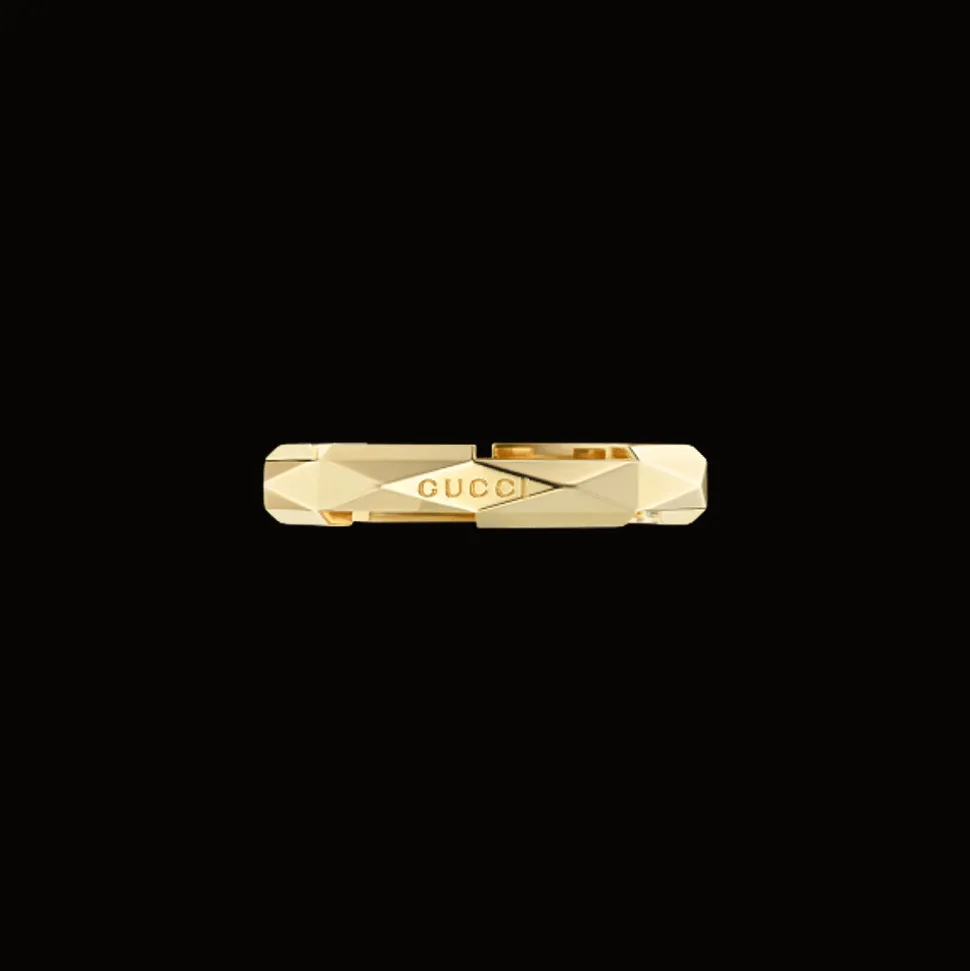 Link To Love Ring Stud 18kt Geel goud