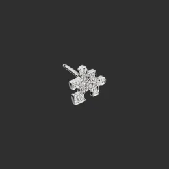 Mini Puzzle Stud Witgoud Full Pave