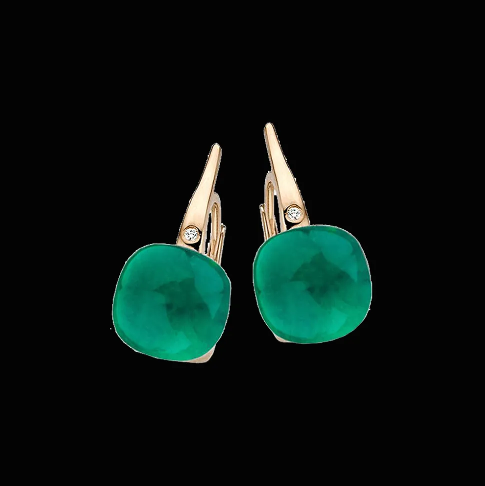 Mini Sweety Oorbellen Emerald Green