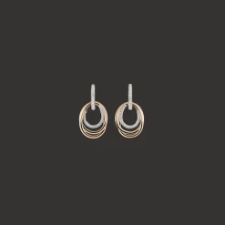 Oorbellen Roosgoud Diamant