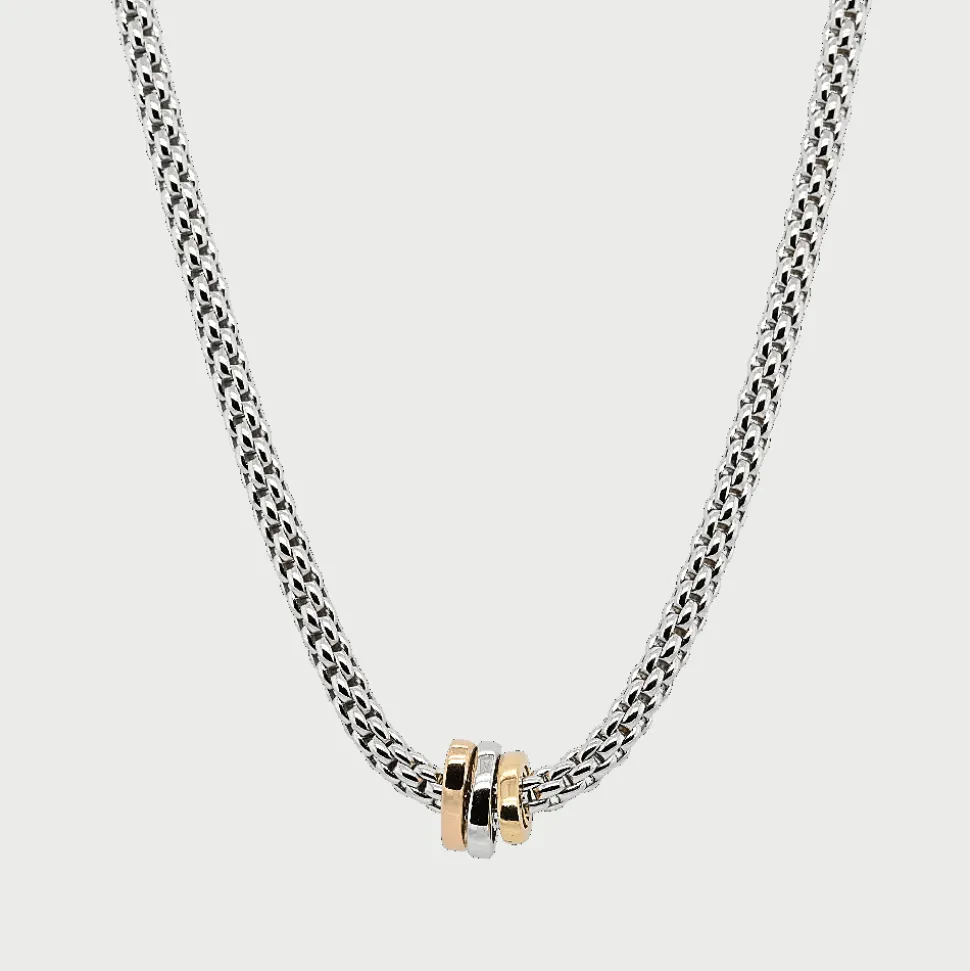 Prima Halsketting 18kt Witgoud Diamant