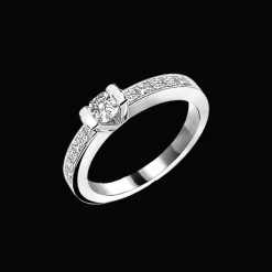 Ring 18kt Witgoud