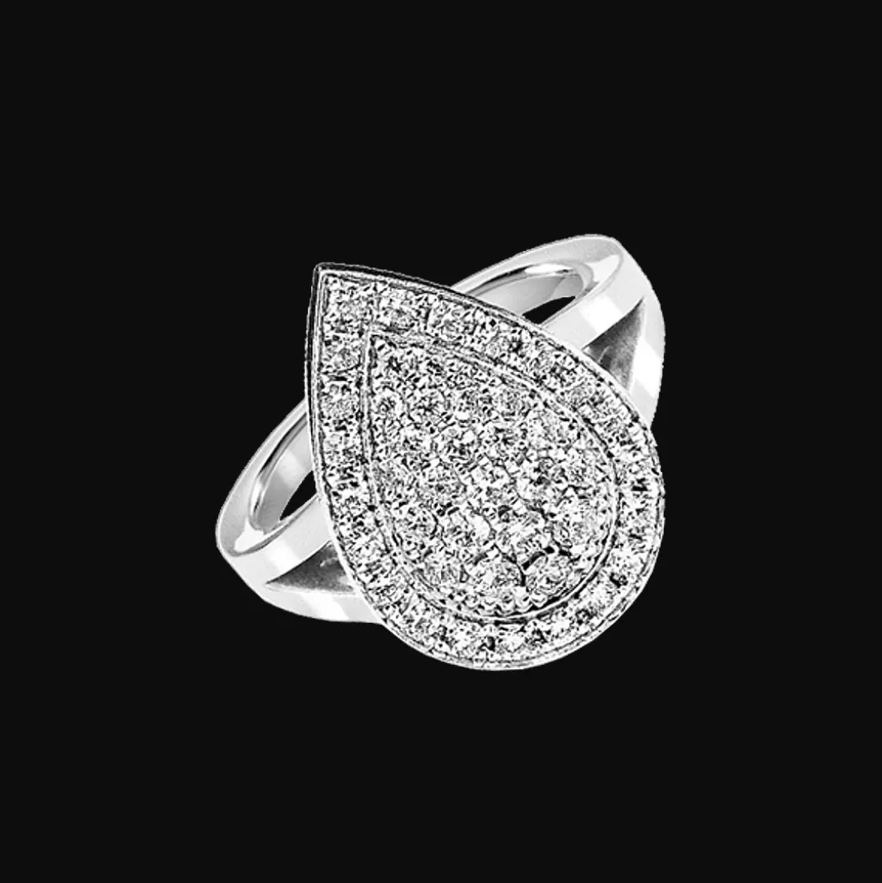 Ring 18kt Witgoud Diamant