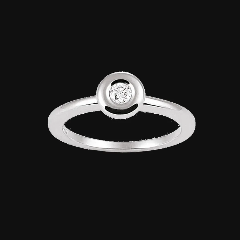 Ring 18kt Witgoud Diamant
