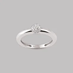 Ring 18kt Witgoud Diamant