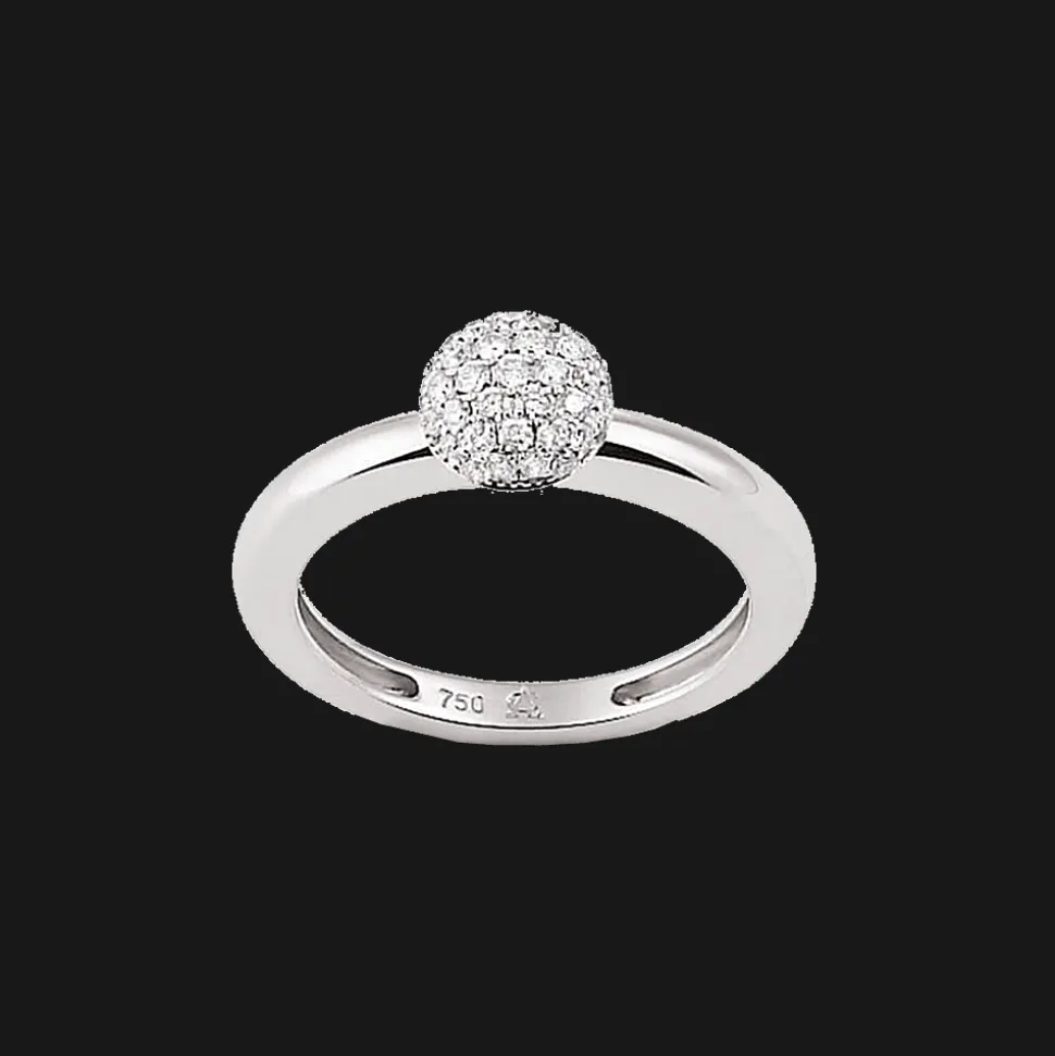 Ring 18kt Witgoud Diamant