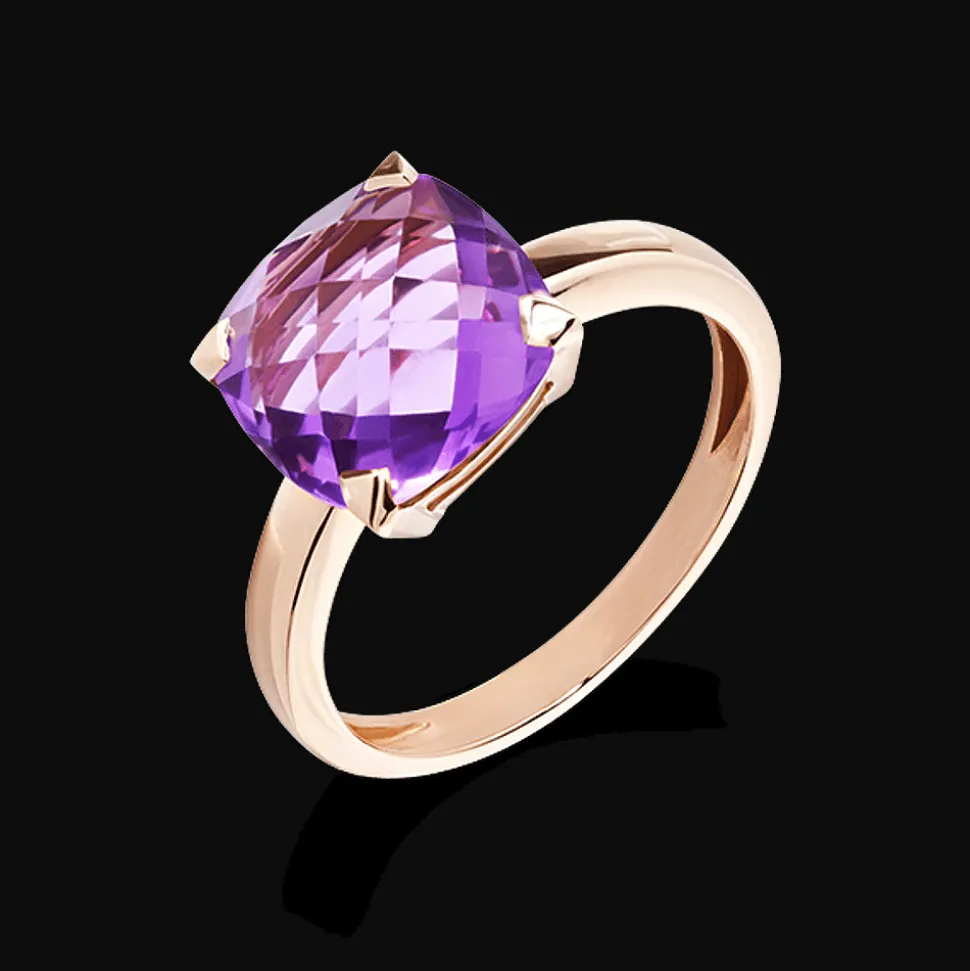 ring Poppy Blue Amethist