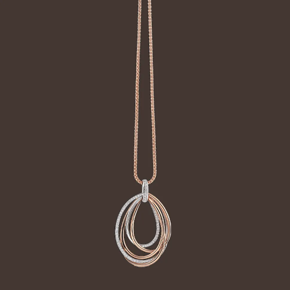 Serenata Hanger Rose goud Diamant