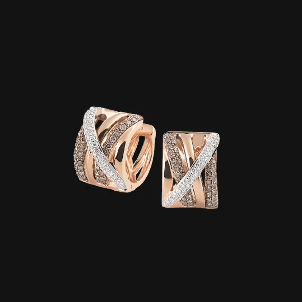 Serenata Oorbellen Rose goud Diamant NE9918BR