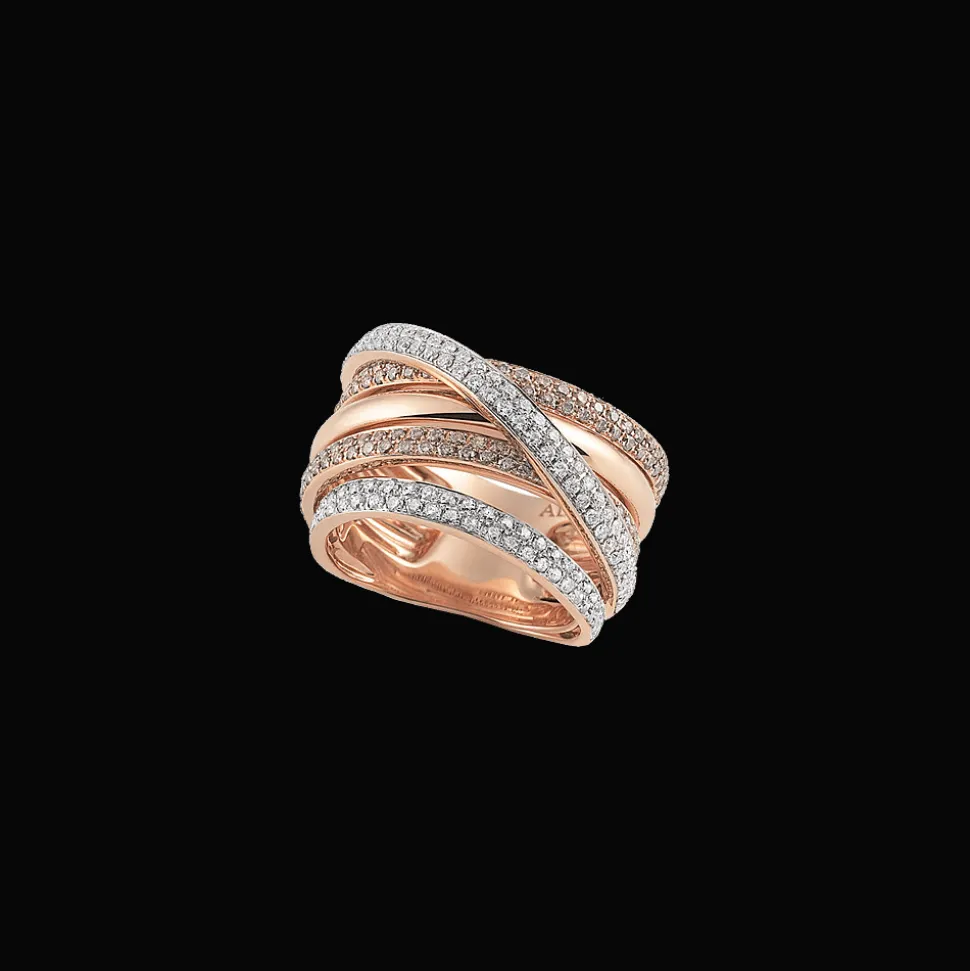 Serenata Ring Rose goud Diamant